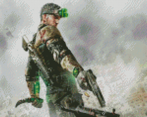 Splinter Cell Illustration Diamond Paintings