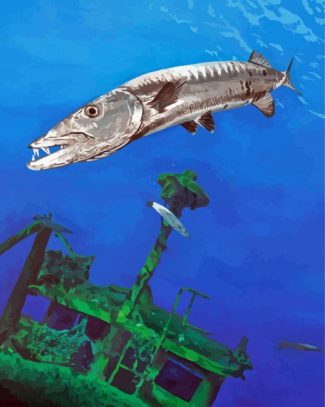 The Barracuda Fish Diamond Paintings