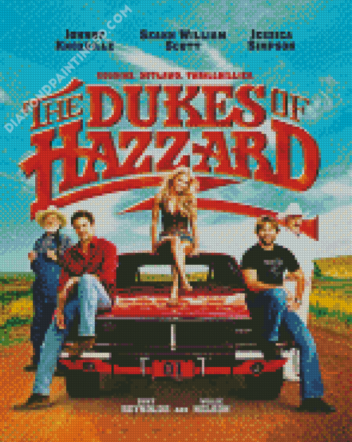 The Dukes Of Hazzard Poster Diamond Paintings