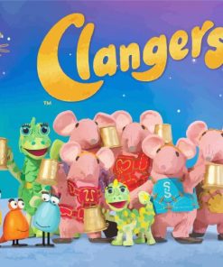The Clangers Poster Diamond Paintings