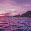 Virgin Island Sunset Seascape Diamond Paintings