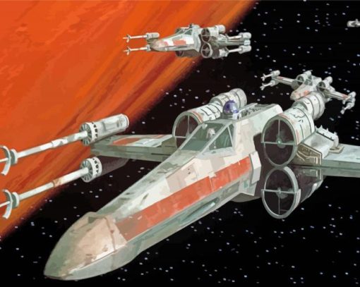 X Wing Fighter Diamond Paintings