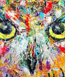Abstract Mystic Owl Diamond Paintings
