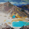 Abstract Tongariro National Park Diamond Paintings