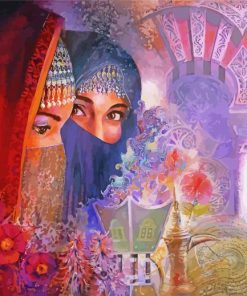 Aesthetic Arab Women Diamond Paintings