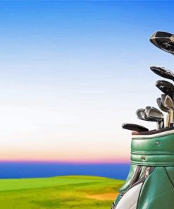 Aesthetic Golf Bag Art Diamond Paintings
