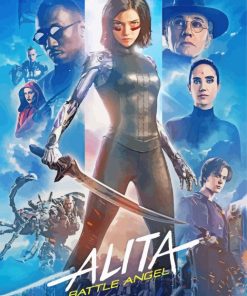 Alita Battle Angel Movie Poster Diamond Paintings