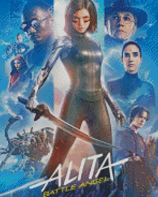 Alita Battle Angel Movie Poster Diamond Paintings