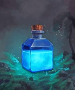 Blue Mysterious Potion Diamond Paintings