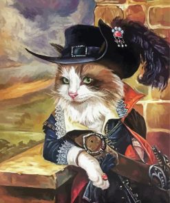 Classy Puss in Boots Diamond Paintings