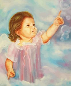 Cute Baby Angel Diamond Paintings