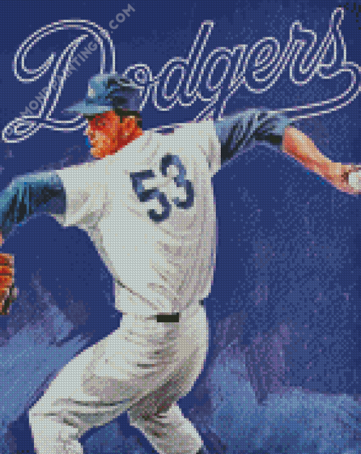 La Dodgers Player Diamond Paintings
