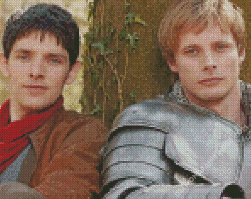 Merlin And Arthur Movie Characters Diamond Paintings