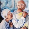 Newborn and Grandparents Diamond Paintings