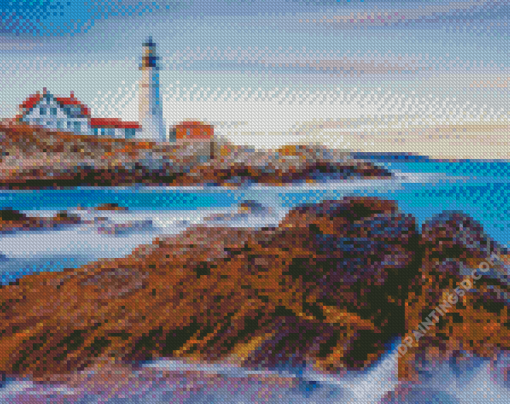 Portland Lighthouse Diamond Paintings