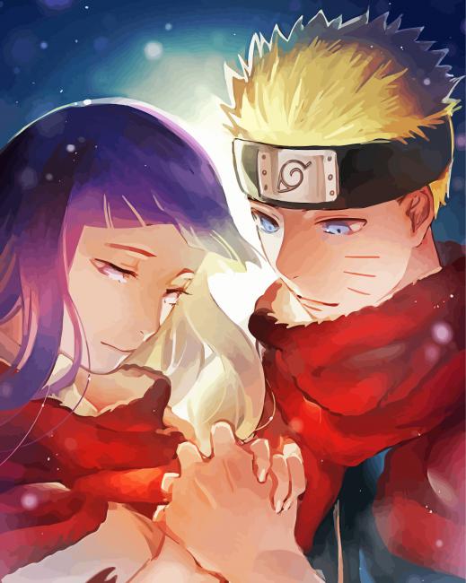 Naruto X Hinata Anime - Diamond Paintings 