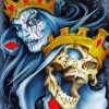 Skull King And Queen Diamond Paintings