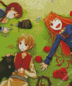 Spice And Wolf Characters Diamond Paintings