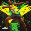 The Runner Usain Bolt Art Diamond Paintings