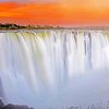 Victoria Falls At Sunset Zimbabwe Diamond Paintings