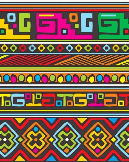African Abstract Tribal Diamond Paintings