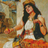 Algerian Girl Diamond Paintings