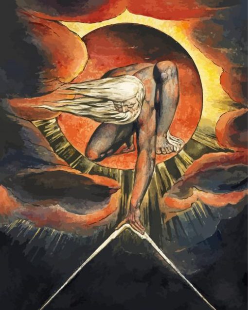 Ancient Of Days By William Blake Diamond Paintings