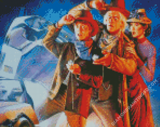 Back To The Future Characters Diamond Paintings