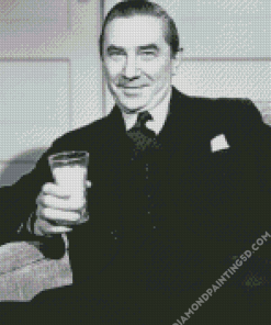 Black And White Actor Bela Lugosi Diamond Paintings