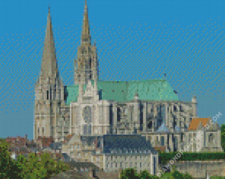 Chartres Cathedral In France Diamond Paintings