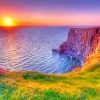 Cliffs of Moher At Sunset Diamond Paintings