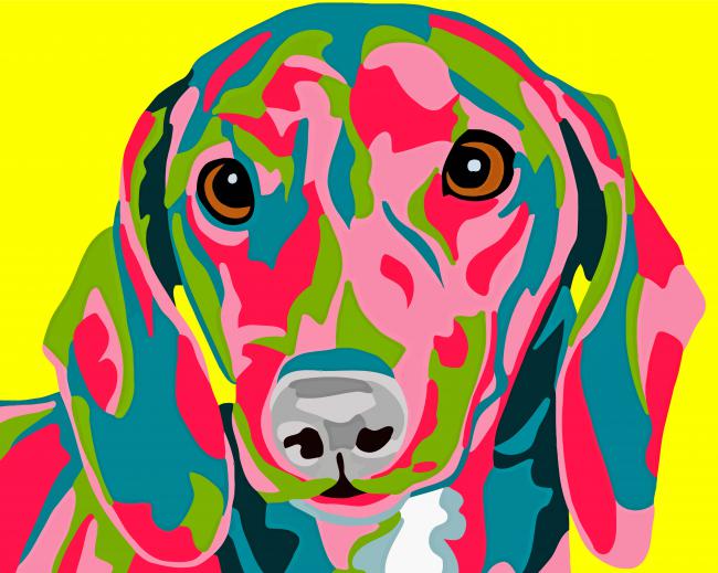 Colorful Dog Diamond Painting/ Diamond Painting Kit 