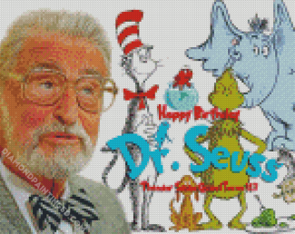 Dr Seuss Author Diamond Paintings