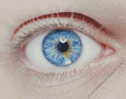 Eye Blue Diamond Paintings