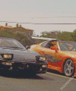 Fast And Furious Cars Diamond Paintings