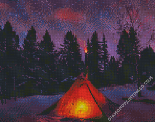 Forest And Camping Diamond Paintings