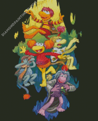Fraggles Characters Animation Diamond Paintings
