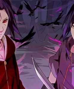 Itachi And Sasuke Naruto Anime Diamond Paintings