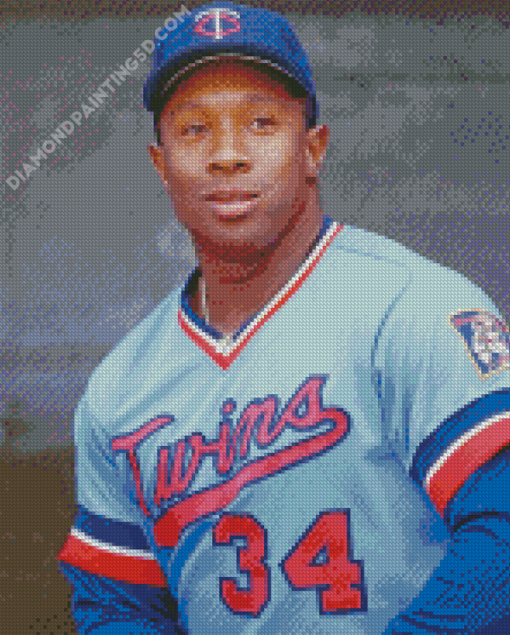 Kirby Puckett Baseballer Diamond Paintings