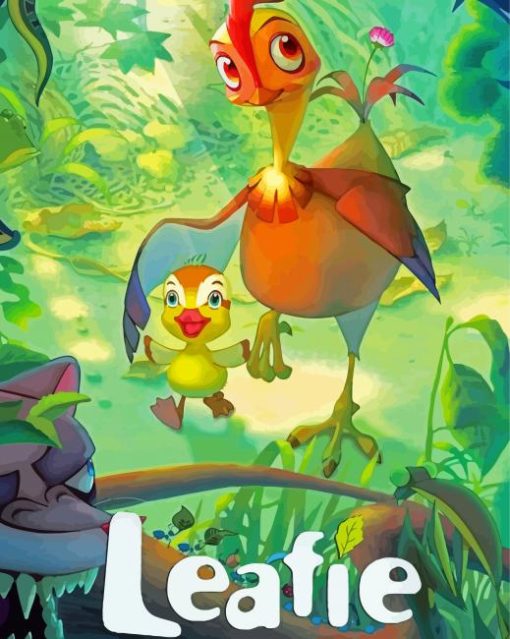 Leafie A Hen Into The Wild Animation Poster Diamond Paintings