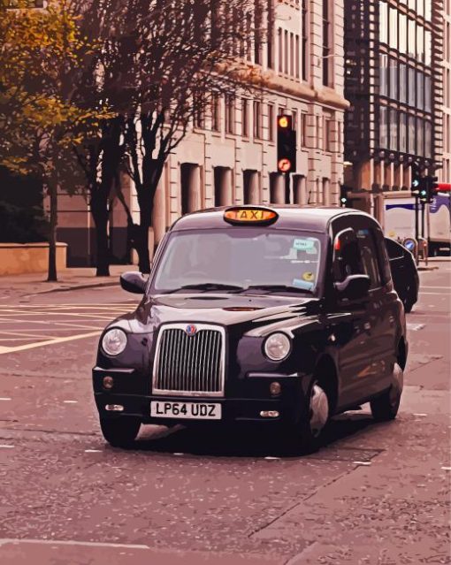 London Black Cab Diamond Paintings