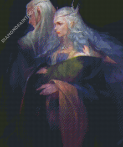 Lord Of The Rings Elf Couple Diamond Paintings