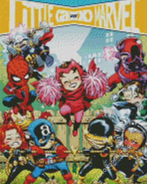 Marvel Little Poster Diamond Paintings