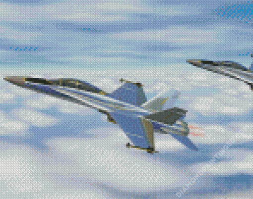 McDonnell Douglas FA 18 Hornet Diamond Paintings