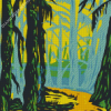 Olympic National Forest Illustration Diamond Paintings