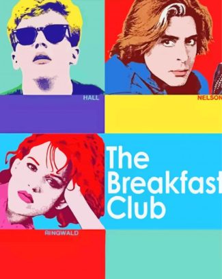 Pop Art Poster The Breakfast Club Diamond Paintings