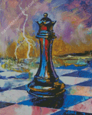Queen Chess Piece Diamond Paintings