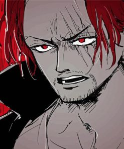Red Haired Shanks One Piece Diamond Paintings