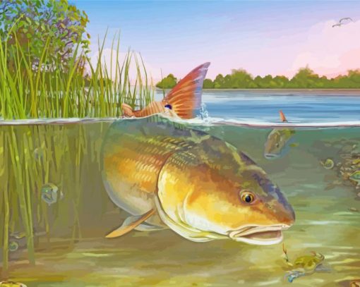 Redfish Drum Diamond Paintings