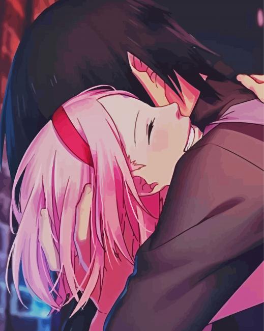 Sasuke X Sakura Art Diamond Paintings